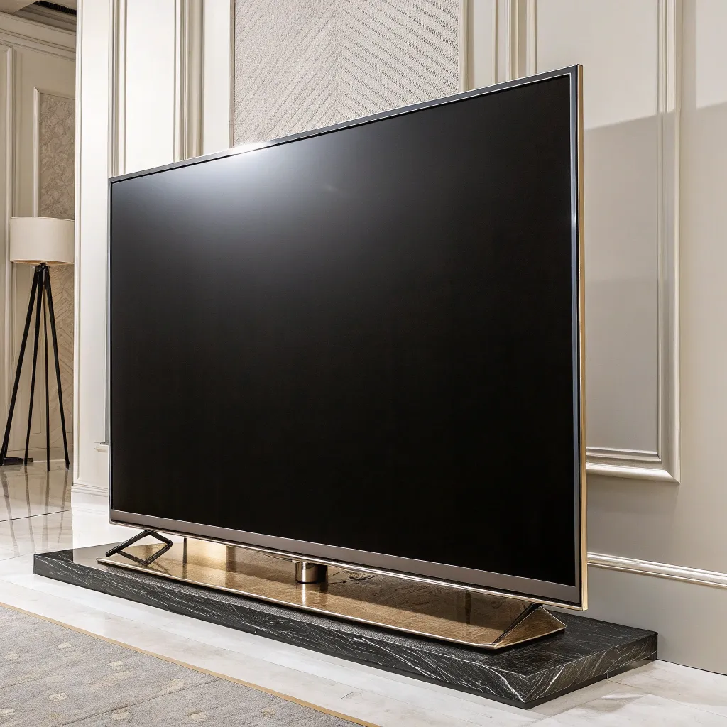 A sleek MARKELSIS Smart TV